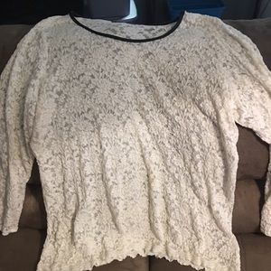 Long sleeve Maurices Lace Top